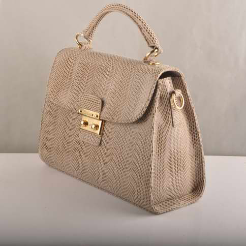 7430 Miu Miu Borse Totalizzatore Serpente Vene 7430 Beige